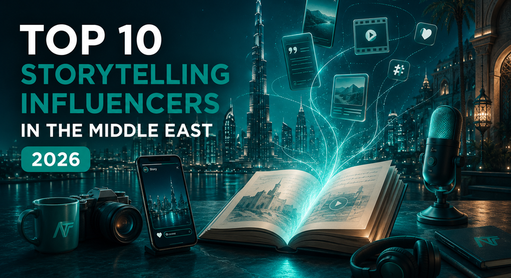 Top 10 Storytelling Influencers in the Middle East 2026 - Cover Image